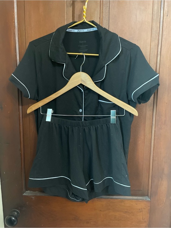 Born Other - Born women's small two-piece black pajama set
